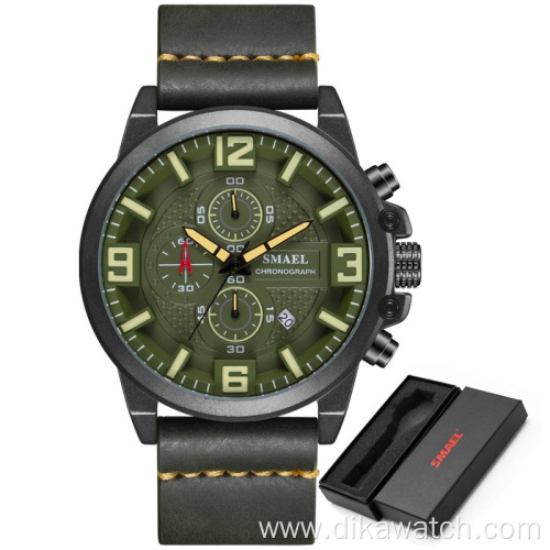 SMAEL Men Watches Top Brand Luxury Waterproof